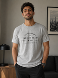 Men’s Varsity Team Graphic Print T-Shirt – Premium Cotton Casual Short Sleeve Tee