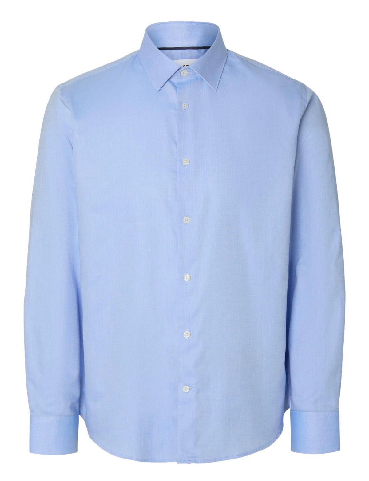 Men’s Classic Light Blue Dress Shirt – Long Sleeve Button-Up Formal Shirt