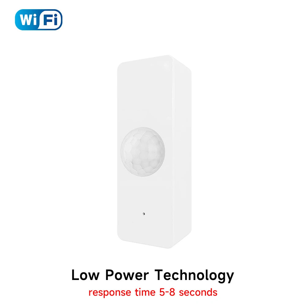 Tuya Smart Life PIR Motion Sensor WiFi Zigbee Human Infrared Detector Security Alarm Home Automation Works With Alexa Google