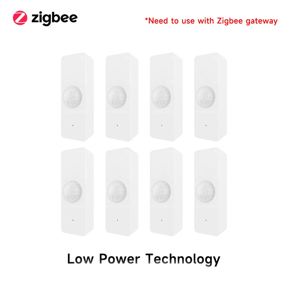 Tuya Smart Life PIR Motion Sensor WiFi Zigbee Human Infrared Detector Security Alarm Home Automation Works With Alexa Google