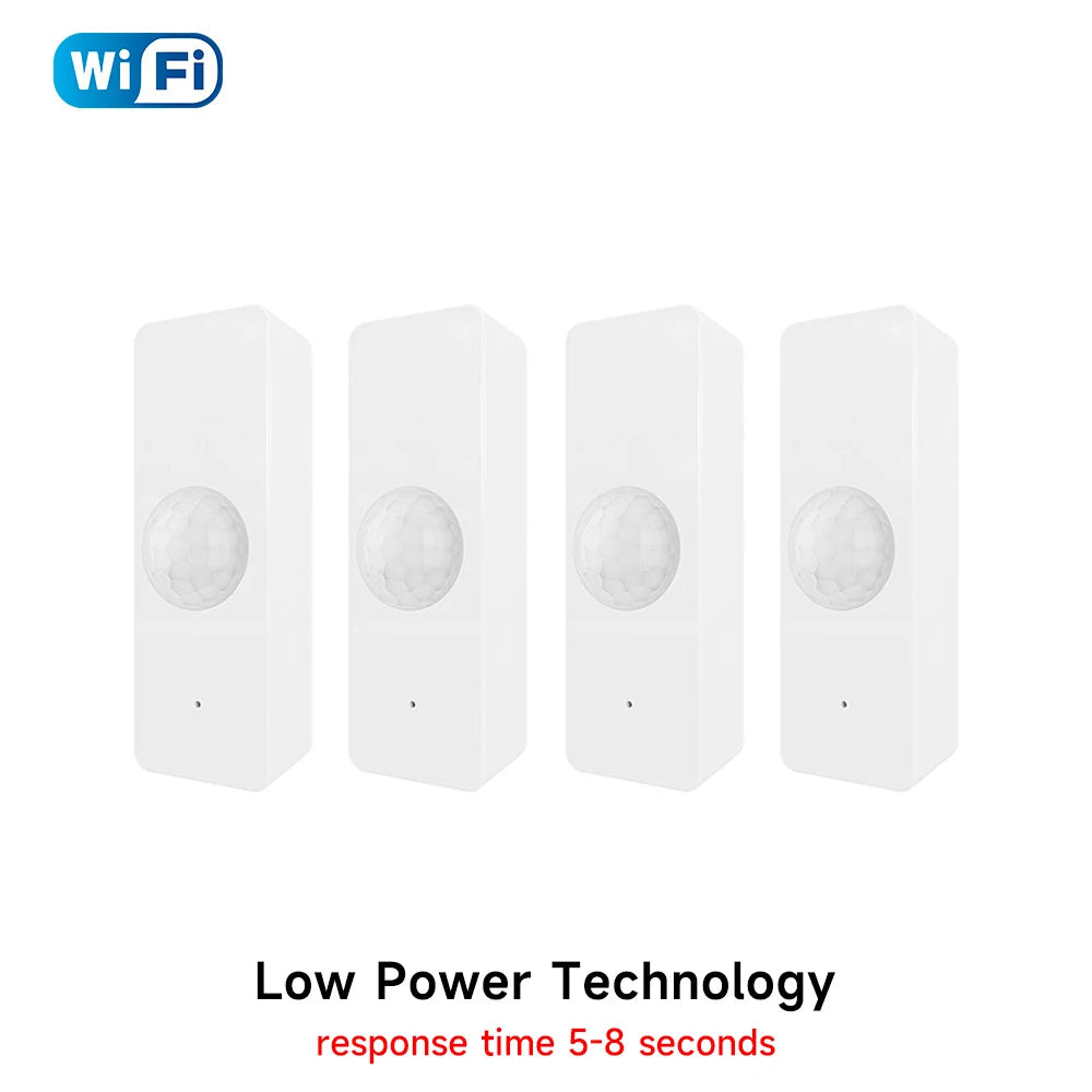 Tuya Smart Life PIR Motion Sensor WiFi Zigbee Human Infrared Detector Security Alarm Home Automation Works With Alexa Google